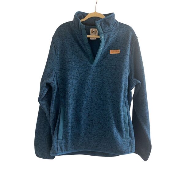 ✨Cinch Pullover Men's Fleece Teal Sz XL Sweater✨ - Picture 5 of 9